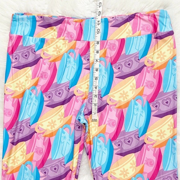 Disney Parks Mad Tea Party Teacup Print Leggings - Picture 4 of 11